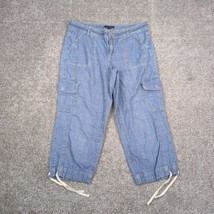 Tommy Hilfiger Jeans Women Sz 6 Cropped Capri Lounge Comfortable Lightwe... - £22.42 GBP
