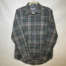 Wrangler Retro Men’s Plaid Long Sleeve Western Shirt #MVR424M Size L Large Green - £11.20 GBP