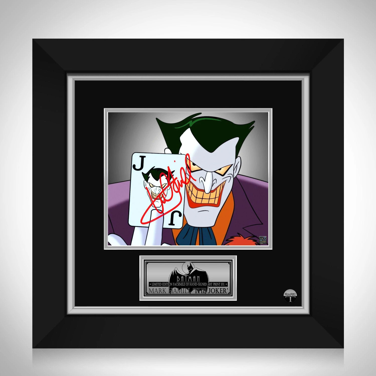 Batman The Animated Series Joker Card Photo Limited Signature Edition Custom Fra - £184.50 GBP