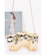 Quilted Nylon Oversize Crossbody Bag (Ivory) - $46.23 CAD