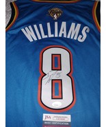 Finals Jalen Williams Signed Autographed Finals Oklahoma Thunder Jersey ... - $677.36 CAD
