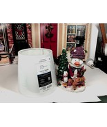 1970s Holiday Penguin Table Lamp Hand Painted 2 Squirrels Tree New Lamp ... - $24.70