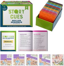 Story Cues Skilled Sequencing Cards Speech Therapy Materials Social Skills Game  - £62.46 GBP