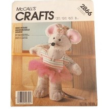McCall's Crafts 2866 Miss Mouse and Clothes Doll Plush Cut - $7.32