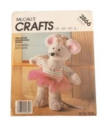 McCall&#39;s Crafts 2866 Miss Mouse and Clothes Doll Plush Cut - £5.76 GBP