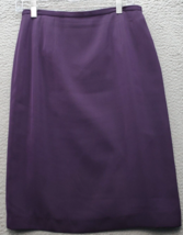 harvé Benard by Benard Holtzman Pencil Skirt Womens Purple Lined Vented ... - £15.58 GBP