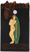 Hooters Sexy Bikini Calendar Girl Toni Baltimore Md Maryland Surfboard Lapel Pin - £10.17 GBP