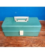 Vintage Plano #5802 Green Tackle Box Fishing - €20,46 EUR
