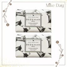 Beekman 1802 Bar Soap Vanilla Absolute Goat Milk Soap 3.5 OZ x 2 pcs Brand New - £15.58 GBP