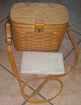 longaberger basket with divider and envelope set moms memories - £28.58 GBP