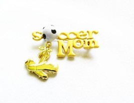 Danecraft Gold - Plated Soccer Mom Pin Brooch - £7.74 GBP