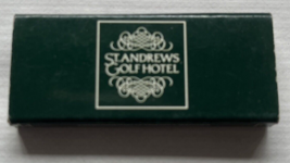 St. Andrews Golf Hotel Scotland Green Matches Matchbox - $19.75