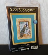 Dimensions Petites Cross Stitch Kit Oriental Peacock Gold Collection Bea... - $24.94