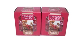 Yankee Candle Sparkling Cinnamon Scented 12 pack Tea Light Candle - x2 - £22.29 GBP