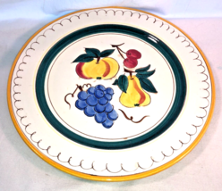 Stangl Pottery Fruits Pattern Chop Plate 12.5 in Wide EUC - £23.83 GBP
