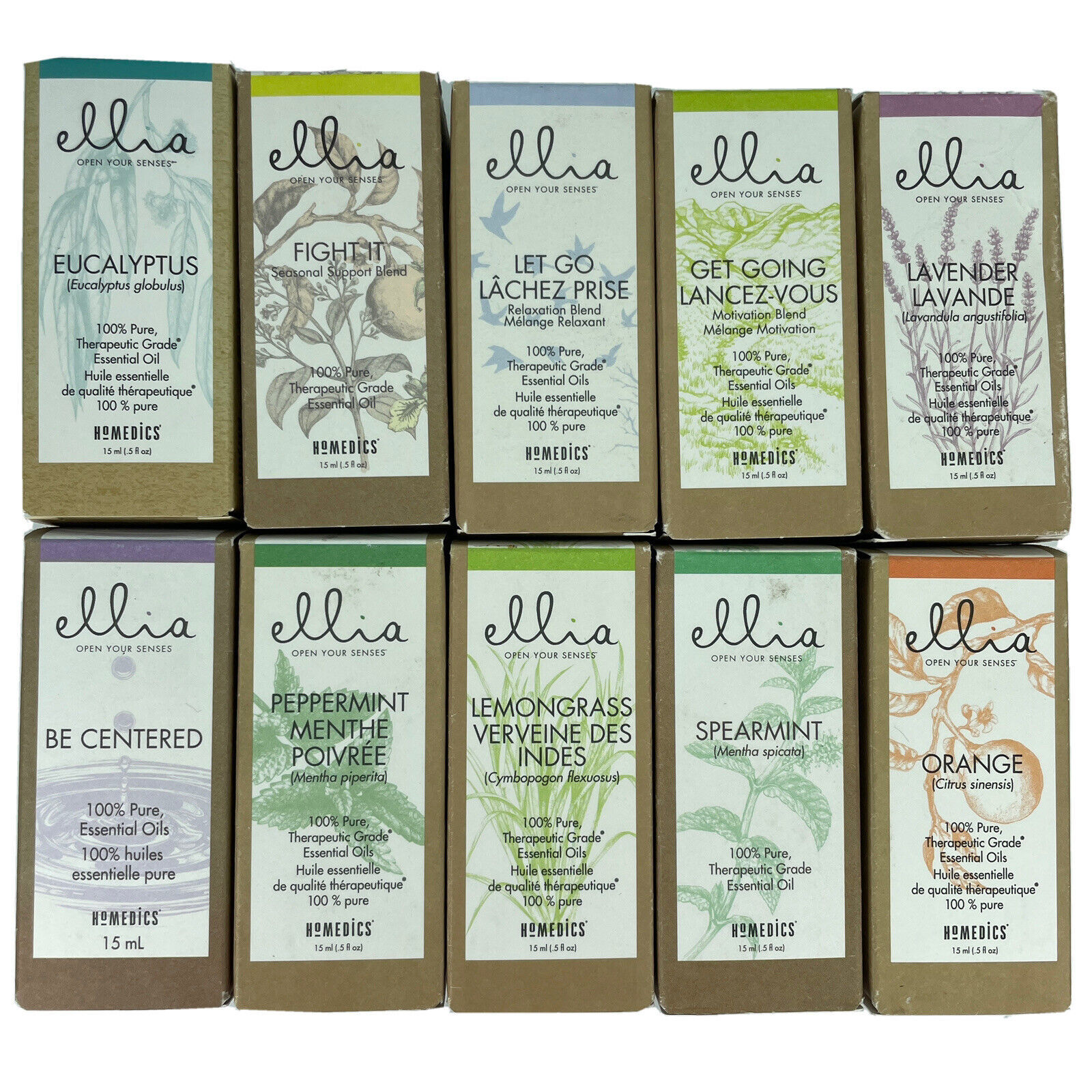 Ellia 100% Essential Oil Therapy 15 ml/0.5 fl oz bottle Your Choice of S... - $3.97