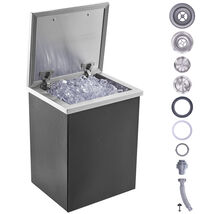VEVOR Drop in Ice Chest Stainless Steel 14x12x18in 30qt Hinged Cover for... - $155.99