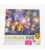 BRAND NEW - 18 in. × 24 in. Colorluxe 500 Piece Jigsaw Puzzle -  FIREWORKS - $19.39