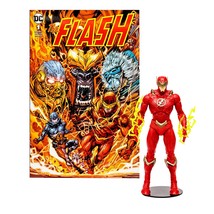 McFarlane Toys - DC Direct 7IN Figure with Comic - The Flash WV2 - The Flash (Ba - £40.28 GBP
