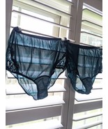 Vanity Fair Sz 6/42 Semi Sheer nylon 13-001 Granny Panties Brief Dark Gr... - $58.78 CAD