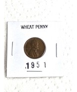 1951 Wheat Penny Rare Coin - $307.87 MXN