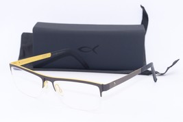 NEW BLACKFIN BF 734 COL. 548 RUSSEL BLACK ON YELLOW AUTHENTIC EYEGLASSES... - $259.93