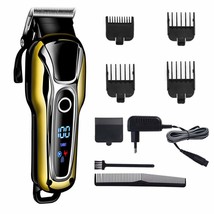 Faloga Cordless Professional Hair Cutting Kit Beard Trimmer Clippers For Men&#39;S - £35.83 GBP