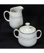 Noritake Marquis 7540 Cream and Sugar Bowl w/Lid - $33.56 CAD