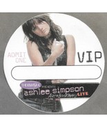ASHLEE SIMPSON 2005 Autobiography Concert Tour VIP Satin PASS - $19.79