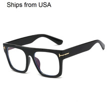 Large Frame Square Reading Glasses For Men Women Anti Blue Light Glasses 3.25 - £11.81 GBP