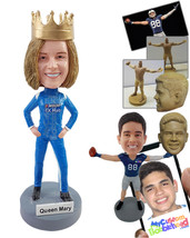 Personalized Bobblehead Racer wearing racing suit ready to win - Careers &amp; Profe - £73.18 GBP