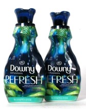 2 Downy 32 Oz Infusions Refresh Birch Water Botanicals 48 Lds Fabric Conditioner