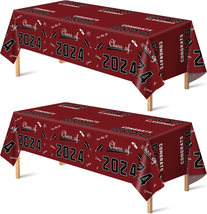 Graduation Decorations Class of 2024 -Maroon -  Graduation Party Decorations 202 - £16.43 GBP