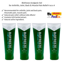 Biofreeze Analgesic Gel for Arthritis, Joint, Back &amp; Muscle Pain Relief 4 oz x 4 - $102.84