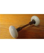 Door Knob -- vintage 1920&#39;s porcelain -- both knobs &amp; shaft  - $360.19 MXN