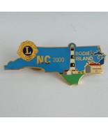 2000 Lions Club Bodie Island NC North Carolina Lapel Hat Pin - $8.42