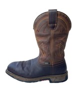 Irish Setter Cowboy Boots Mens 9.5 Marshall Leather Waterproof Steel Toe... - $169.24 CAD