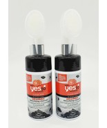 2 X Yes To Tomatoes Detoxifying Charcoal Oxygenated Cleanser w Brush 3.8... - $243.17 MXN