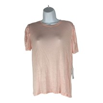 Chelsea28 Women&#39;s Short Sleeved Peplum Sleeves Hero Pink Top Size S - £11.03 GBP