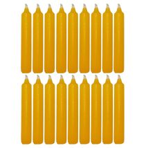 18 Honey .7 Inch German Pyramid Christmas Candles Made in Germany - $13.50