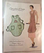 Decades of Style Pattern Company 1928 Apron Pattern 2802 - $14.25 CAD