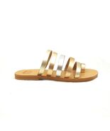 Handmade in Greece leather classic sandals for women - $78.00