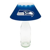 Seattle Seahawks NFL Bottle Brites LED Shade Lamp On the Go Light 7&quot; L - £25.51 GBP