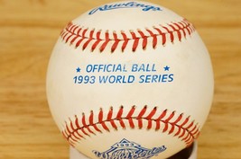 MLB Baseball 1993 World Series Rawlings Official Ball Autographed - $54.44
