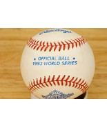 MLB Baseball 1993 World Series Rawlings Official Ball Autographed - £42.63 GBP