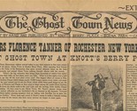 Knott&#39;s Berry Place The Ghost Town News Souvenir Buena Park California - £21.92 GBP