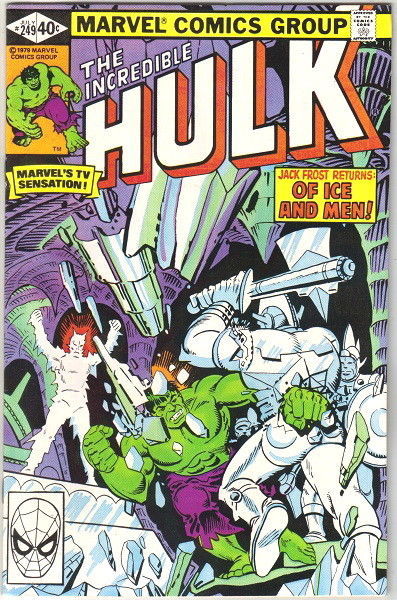 Primary image for The Incredible Hulk Comic Book #249 Marvel Comics 1980 FINE