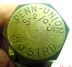 1 NOS Penn-Union S-2/0S  Bronze Ground Wire Clamp 2/0 STRD - €14,22 EUR