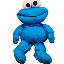 Sesame Street Cookie Monster Playskool Nylon Parachute Jumbo Plush Vinta... - $21.99