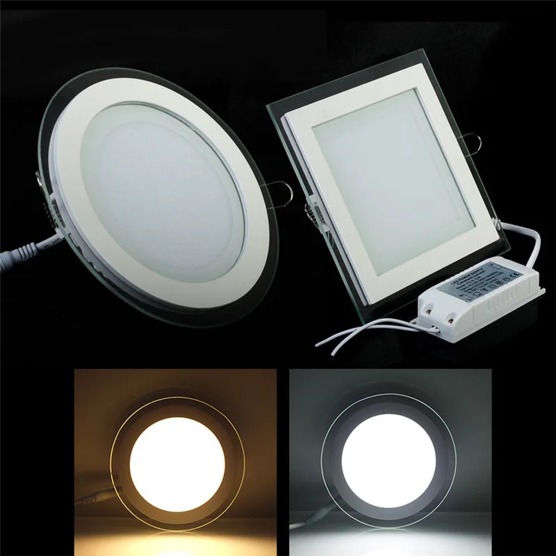 Super Bright 24W LED Gl Panel Light Recessed Ceiling Downlight Spot Down Light R - £172.27 GBP